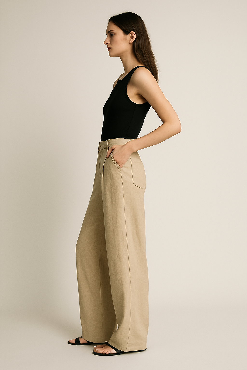 Valerie | Linen Wide-Leg Pants